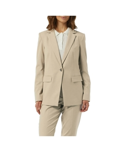 Длинный пиджак с V-образным вырезом, цвет Camel Comma,