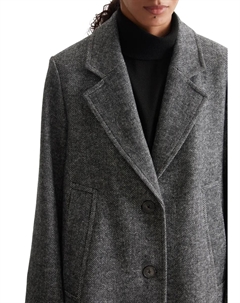 Шерстяное пальто "из смесовой шерсти", черный Marc o'polo