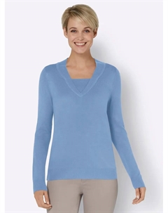 Свитер 2-в-1 "Свитер", голубой Classic basics