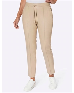 Брюки из искусственной кожи, бежевый Classic basics