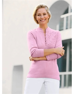 Вязаный свитер "Пуловер", цвет Rosé Classic basics