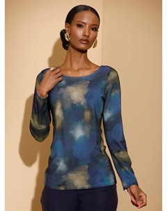 Вязаный свитер "Пуловер", коричневый Creation l