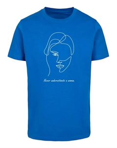 Футболка " Unisex Woman WD - Футболка с круглым вырезом ", синий Merchcode