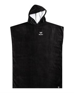 Флисовое пончо "Санни Джой" с капюшоном, антрацит Roxy