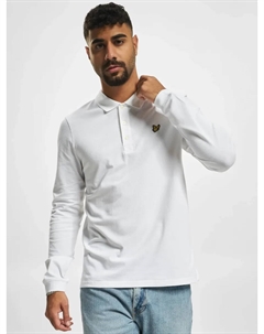 С длинными рукавами "Мужская футболка-поло с длинными рукавами ", белый Lyle & scott