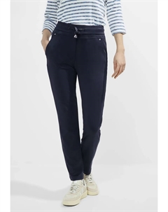 Брюки Jogger с эластичным поясом, синий Cecil