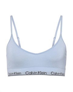 Треугольный бюстгальтер Underwear "LGHT LINED TRIANGLE" с надписью логотипа CK, голубой Calvin klein