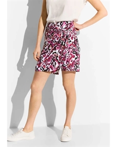 Юбка с запахом, смесь мягких материалов, розовый Cecil