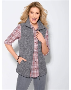 Флисовый жилет, цвет Grau-Meliert Classic basics
