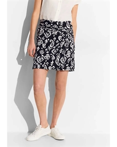 Юбка с запахом, смесь мягких материалов, черный Cecil