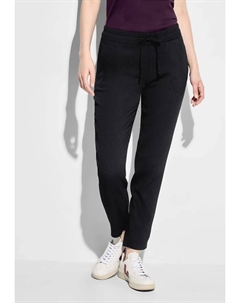 Брюки Jogger со структурой, черный Cecil