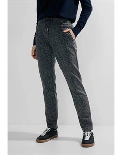 Брюки Jogger, средняя талия, хаки Cecil