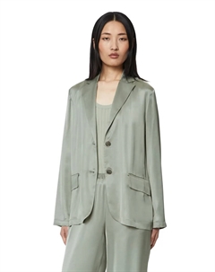 Длинный пиджак, изготовленный из LENZING ECOVERO, зеленый Marc o'polo