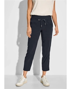 Брюки 7/8, средняя талия, синий Cecil