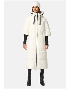 Стеганое пальто наваху "Чао Мяу XIV", длинное зимнее пальто с рукавами в рубчик, белый Navahoo
