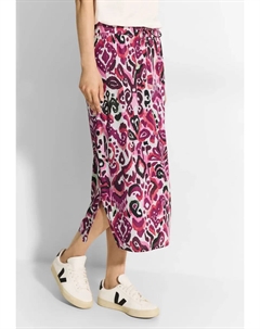 Юбка макси с разрезом по бокам, розовый Cecil