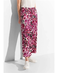 Брюки 7/8 с графическим принтом по всей поверхности, розовый Cecil