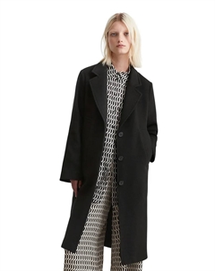 Шерстяное пальто, "изготовленное из смеси переработанной шерсти", черный Marc o'polo