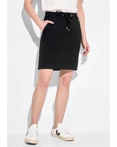 Юбка из джерси, эластичный пояс с кулиской, черный Cecil