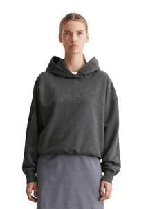 Толстовка с капюшоном и вышивкой логотипа, серый Marc o'polo