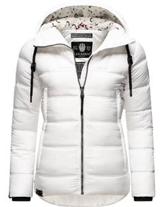 Стеганая куртка "Ренесми", с капюшоном, теплая стеганая зимняя куртка с капюшоном, белый Navahoo