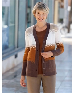 Классический кардиган Basics, шоколадный Classic basics