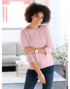 Свитер с рукавом 3/4 "Пуловер", цвет Rosé Classic basics