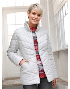 Стеганая куртка, без капюшона, серый Classic basics