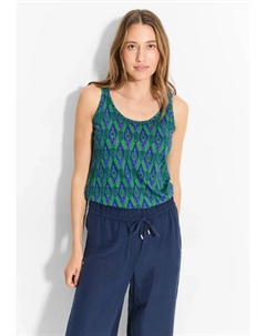 Майка с круглым вырезом, зеленый Cecil