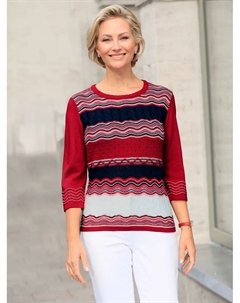 Свитер с рукавом 3/4 "Пуловер", синий Classic basics