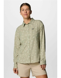 Блузка на пуговицах, бежевый Columbia