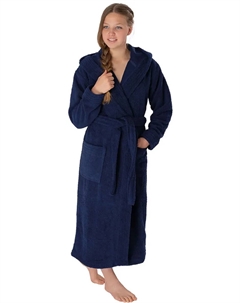 Модный халат унисекс Wewo "3006" (1 шт.), можно стирать при 60°C, цвет морской волны Wewo fashion