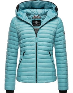 Стеганая куртка наваху "Кимук" с капюшоном, легкая переходная куртка с капюшоном, синий Navahoo