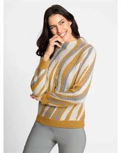 Вдохновение Вязаный свитер "Пуловер", цвет Ocker-Champagner-Gemustert Inspirationen