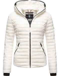 Стеганая куртка наваху "Кимук" с капюшоном, легкая переходная куртка с капюшоном, кремовый Navahoo