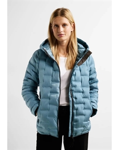 Стеганая куртка, с капюшоном, с капюшоном, синий Cecil