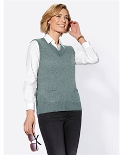 Жилет-свитер "жилет-свитер", цвет Kalkmint-Meliert Classic basics