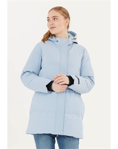 "Шелковистая" куртка для активного отдыха с теплой подкладкой и водоотталкивающими свойствами, синий Weather report