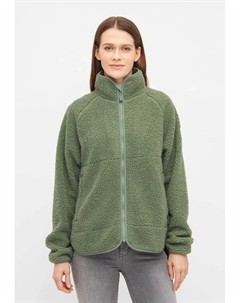 Грубая флисовая куртка "Kuschelby", уютная женская флисовая куртка из экологически чистых материалов, зеленый Derbe