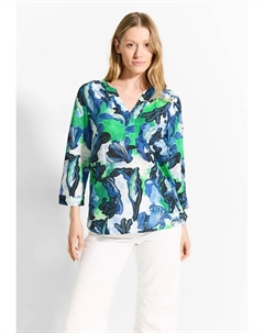 Блуза с длинными рукавами и рукавами 3/4, белый Cecil