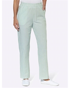 Брюки без застежки, цвет Eucalyptus-Gestreift Classic basics