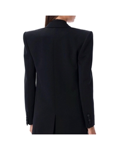 Деловой костюм женский черный Saint laurent