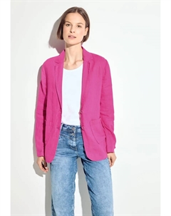 Короткий пиджак с воротником с лацканами, розовый Cecil