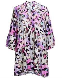 Платье из джерси со стильным принтом по всей поверхности, цвет Mehrfarbig Decay