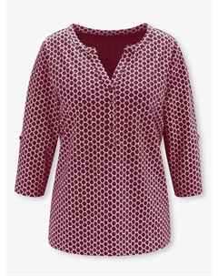 Рубашка с рукавом 3/4 "Shirt", бордовый Classic basics