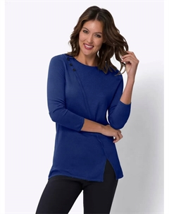 Длинный свитер "Пуловер", синий Classic basics