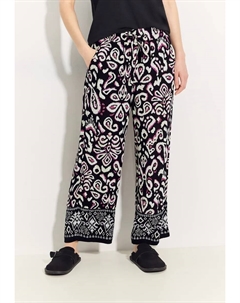 Кюлоты с орнаментом, черный Cecil