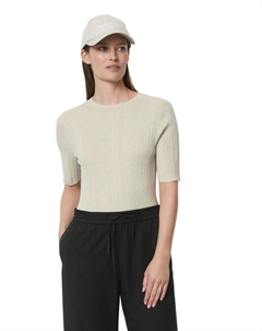 Вязаный свитер "из хлопко-льняной пряжи", серый Marc o'polo