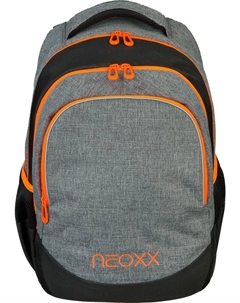 Школьный рюкзак "Fly, Stay Orange", светоотражающая строчка, изготовлен из переработанных ПЭТ-бутылок, цвет Stay Orange Neoxx