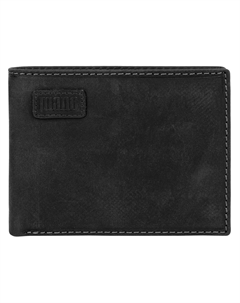 Кошелек "NOTA", натуральная кожа, черный Mano